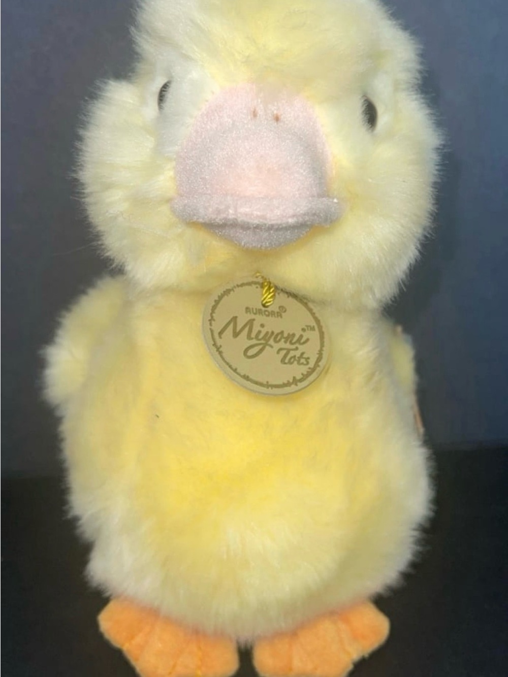 Aurora -Small Yellow Miyoni Tots - 7.5" Duckling - Adorable Stuffed Animal
